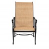 Woodard Avondale Padded Sling Dining Arm Chair - Front