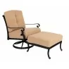 Woodard Avondale Lounge Chair - Angled with Ottoman - Woodard Avondale Lounge Chair - Angled with Ottoman