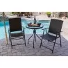 AZ Patio Heaters Three Piece Patio Set in Dark Brown Wicker - Lifestyle - AZ Patio Heaters Three Piece Patio Set in Dark Brown Wicker - Lifestyle