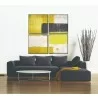 Amarillo 4-Piece 28"x28" (each) Canvas Wall Art in Black PS Frame - Lifestyle - Amarillo 4-Piece 28"x28" (each) Canvas Wall Art in Black PS Frame - Lifestyle