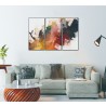 Whiteline Modern Living Luz 3-Piece 48"x28" (each) Canvas Wall Art With Black PS Frame - Lifestyle