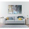 Whiteline Modern Living Yoli 3-Piece 48"x28" (each) Canvas Wall Art With Black PS Frame - Lifestyle