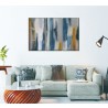 Whiteline Modern Living Indie 3-Piece 48"x28" (each) Canvas Wall Art With Black PS Frame - Lifestyle