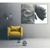 Whiteline Modern Living Paco 2-Piece 40"x60" (each) Canvas Wall Art With Black PS Frame - Lifestyle - Whiteline Modern Living Paco 2-Piece 40"x60" (each) Canvas Wall Art With Black PS Frame - Lifestyle