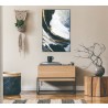 Whiteline Modern Living Ari 48"x32" Canvas Wall Art With Black PS Frame - Lifestyle