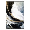 Whiteline Modern Living Ari 48"x32" Canvas Wall Art With Black PS Frame