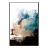 Whiteline Modern Living Windy 48"x32" Canvas Wall Art With Black PS Frame
