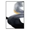 Whiteline Modern Living Sara 48"x32" Canvas Wall Art With Black PS Frame  - Whiteline Modern Living Sara 48"x32" Canvas Wall Art With Black PS Frame 