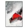 Whiteline Modern Living Rojo 40"x60" Canvas Wall Art With Black PS Frame - Whiteline Modern Living Rojo 40"x60" Canvas Wall Art With Black PS Frame