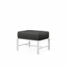 Bristol Ottoman in Spectrum Carbon w/ Self Welt - Front Side Angle - Bristol Ottoman in Spectrum Carbon w/ Self Welt - Front Side Angle