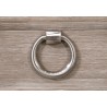 Azure Carrera 6-Drawer Double Dresser in Natural Gray - Drawer Handle Close-up