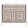 Azure Carrera Media Chest in Natural Gray - Front Angle