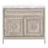 Azure Carrera Media Chest in Natural Gray - Front Angle - Azure Carrera Media Chest in Natural Gray - Front Angle