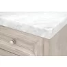 Azure Carrera Media Chest in Natural Gray - Table Edge - Azure Carrera Media Chest in Natural Gray - Table Edge