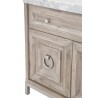 Azure Carrera Media Chest in Natural Gray - Drawer Close-up