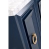 Azure Carrera Sideboard in Navy Blue - Edge Close-up