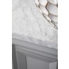 Azure Carrera Sideboard in Natural Gray - Tabletop Edge Close-up