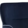 Sunpan Khai Dining Armchair - Abbington Navy - Set of Two - Closeup Top Angle - Sunpan Khai Dining Armchair - Abbington Navy - Set of Two - Closeup Top Angle