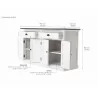 Halifax Accent Buffet - Dimension - Halifax Accent Buffet - Dimension