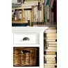 Nova Solo Halifax Mahogany Buffet/3 Drawer/6 Shelves w/ Rattan Baskets - Lifestyle - Nova Solo Halifax Mahogany Buffet/3 Drawer/6 Shelves w/ Rattan Baskets - Lifestyle