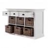 Nova Solo Halifax Buffet with 6 Baskets - Front Side Opened Angle