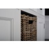 Nova Solo Halifax White Mahogany Buffet, 3 Drawers, 2 Doors and 2 Shelves w/ Rattan Baskets - Detail