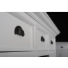 Nova Solo Halifax White Mahogany Buffet, 3 Drawers, 2 Doors and 2 Shelves w/ Rattan Baskets - Detail