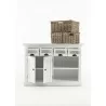 Nova Solo Halifax Buffet W/ Double Door & 2 Open Shelves w/ 2 Rattan Baskets - Detail - Nova Solo Halifax Buffet W/ Double Door & 2 Open Shelves w/ 2 Rattan Baskets - Detail