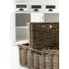 Nova Solo Halifax Buffet W/ Double Door & 2 Open Shelves w/ 2 Rattan Baskets - Detail - Nova Solo Halifax Buffet W/ Double Door & 2 Open Shelves w/ 2 Rattan Baskets - Detail