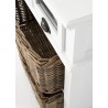 Nova Solo Halifax Buffet W/ Double Door & 2 Open Shelves w/ 2 Rattan Baskets - Detail