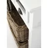 Nova Solo Halifax Buffet W/ Double Door & 2 Open Shelves w/ 2 Rattan Baskets - Detail - Nova Solo Halifax Buffet W/ Double Door & 2 Open Shelves w/ 2 Rattan Baskets - Detail
