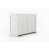 Nova Solo Halifax Buffet W/ Double Door & 2 Open Shelves w/ 2 Rattan Baskets - Detail