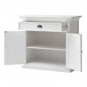 Nova Solo Halifax Small Buffet w/ 1 Drawer and Double Door - Front Side Opened Angle