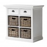 Nova Solo Halifax Small Buffet w/ 2 Drawers & 4 Shelf Compartments - Front Side Angle