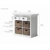 Nova Solo Halifax Small Buffet w/ 2 Drawers & 4 Shelf Compartments - Details - Nova Solo Halifax Small Buffet w/ 2 Drawers & 4 Shelf Compartments - Details