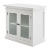 Nova Solo Halifax Display Buffet with 2 Glass Doors - Front Side Angle