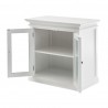 Nova Solo Halifax Display Buffet with 2 Glass Doors - Front Side Opened Angle