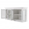 Nova Solo Halifax Display Buffet with 4 Glass Doors - Front Side Opened Angle