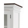 Nova Solo Halifax Accent Display Buffet, with 4 Glass Doors - Closeup Angle