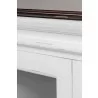 Nova Solo Halifax Accent Display Buffet, with 4 Glass Doors - Closeup Angle - Nova Solo Halifax Accent Display Buffet, with 4 Glass Doors - Closeup Angle