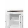 Nova Solo Halifax Accent Display Buffet, with 4 Glass Doors - Closeup Angle - Nova Solo Halifax Accent Display Buffet, with 4 Glass Doors - Closeup Angle