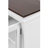 Nova Solo Halifax Accent Display Buffet, with 4 Glass Doors - Closeup Angle