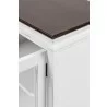 Nova Solo Halifax Accent Display Buffet, with 4 Glass Doors - Closeup Angle - Nova Solo Halifax Accent Display Buffet, with 4 Glass Doors - Closeup Angle