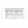 Nova Solo Halifax Accent Display Buffet, with 4 Glass Doors - Front Angle