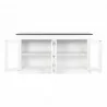 Nova Solo Halifax Accent Display Buffet, with 4 Glass Doors - Front Angle - Nova Solo Halifax Accent Display Buffet, with 4 Glass Doors - Front Angle