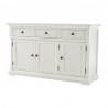 Nova Solo Provence Classic Sideboard with 3 doors - Front Side Angle