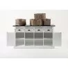 Nova Solo Halifax Contrast Buffet with 4 Baskets - Front Angle - Nova Solo Halifax Contrast Buffet with 4 Baskets - Front Angle