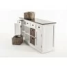 Nova Solo Halifax Contrast Buffet with 4 Baskets - Front Side Angle - Nova Solo Halifax Contrast Buffet with 4 Baskets - Front Side Angle