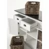 Nova Solo Halifax Contrast Buffet with 4 Baskets - Detail - Nova Solo Halifax Contrast Buffet with 4 Baskets - Detail