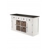 Nova Solo Halifax Contrast Buffet with 4 Baskets - Front Side Angle